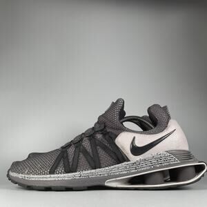 Nike Shox Gravity Mens 11.5 Atmosphere Grey/Black Athletic Sneakers Running Shoe
